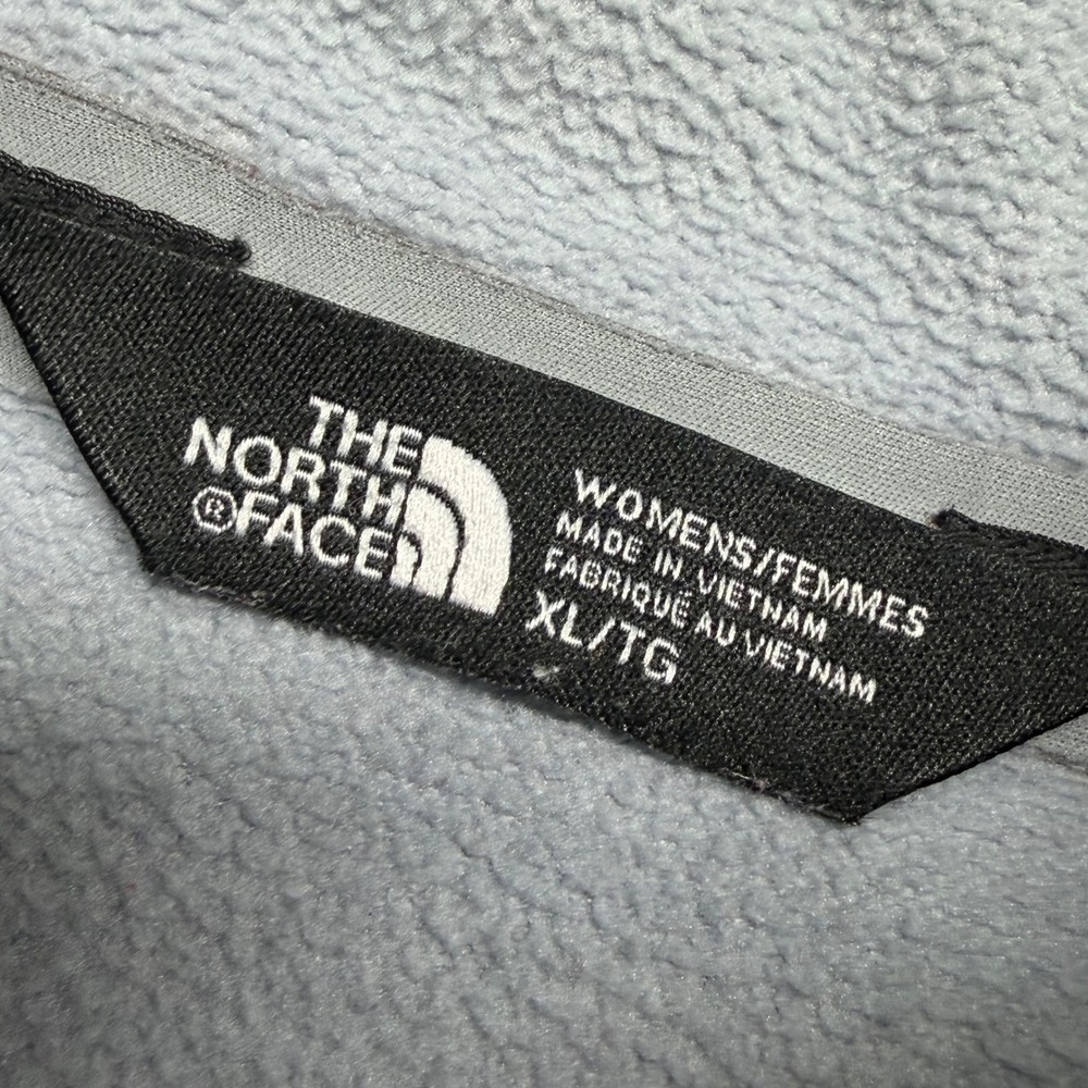 The North Face Anorak Pullover Womens XL Gray Fleece Lined Hooded Outdoors Coat - Picture 6 of 10